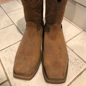 Irish Setter steel-toed work boots